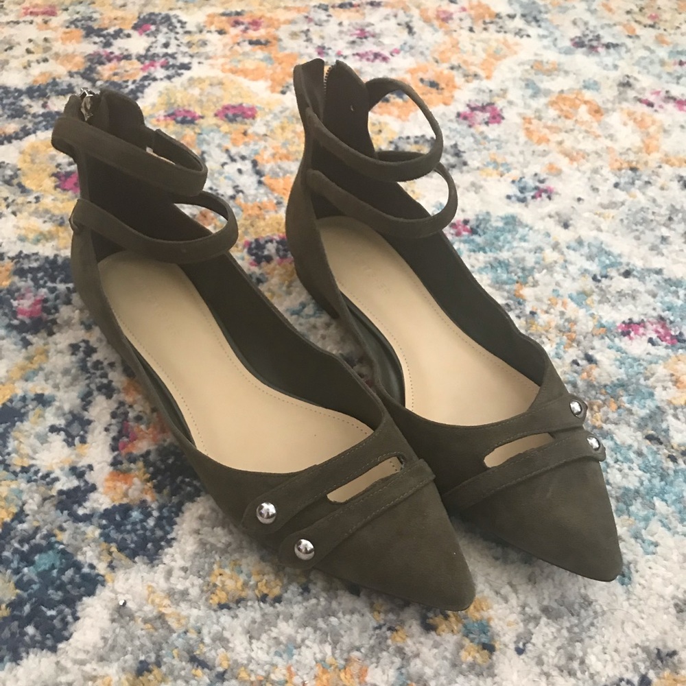 NEW. Marc Fisher Suede Flats